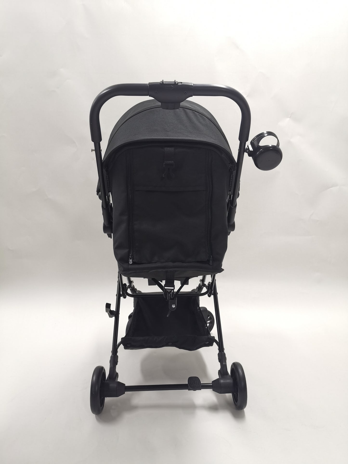 Baby Stroller,Yadala Compact Travel Stroller, One-Hand Folding Toddler Stroller with Adjustable Backrest, Cup Holder, Storage Basket and Canopy,Gray
