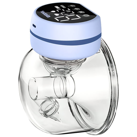 Electric Breast Pump, Yadala Wearable Breast Pump, Hands-Free Breast Pumps with 3 Modes, 9 Levels, Blue