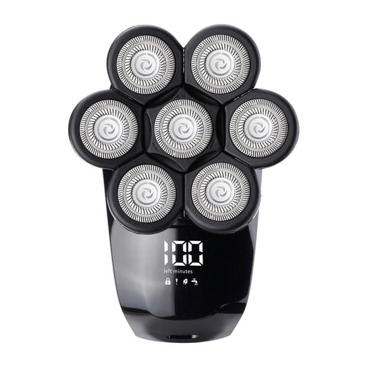 Head Shavers for Bald Men, 8D Rotary Detachable Balder Shavers 6-in-1, IPX7 Waterproof Dry Wet Rechargeable Electric Razor Grooming Kit for Men