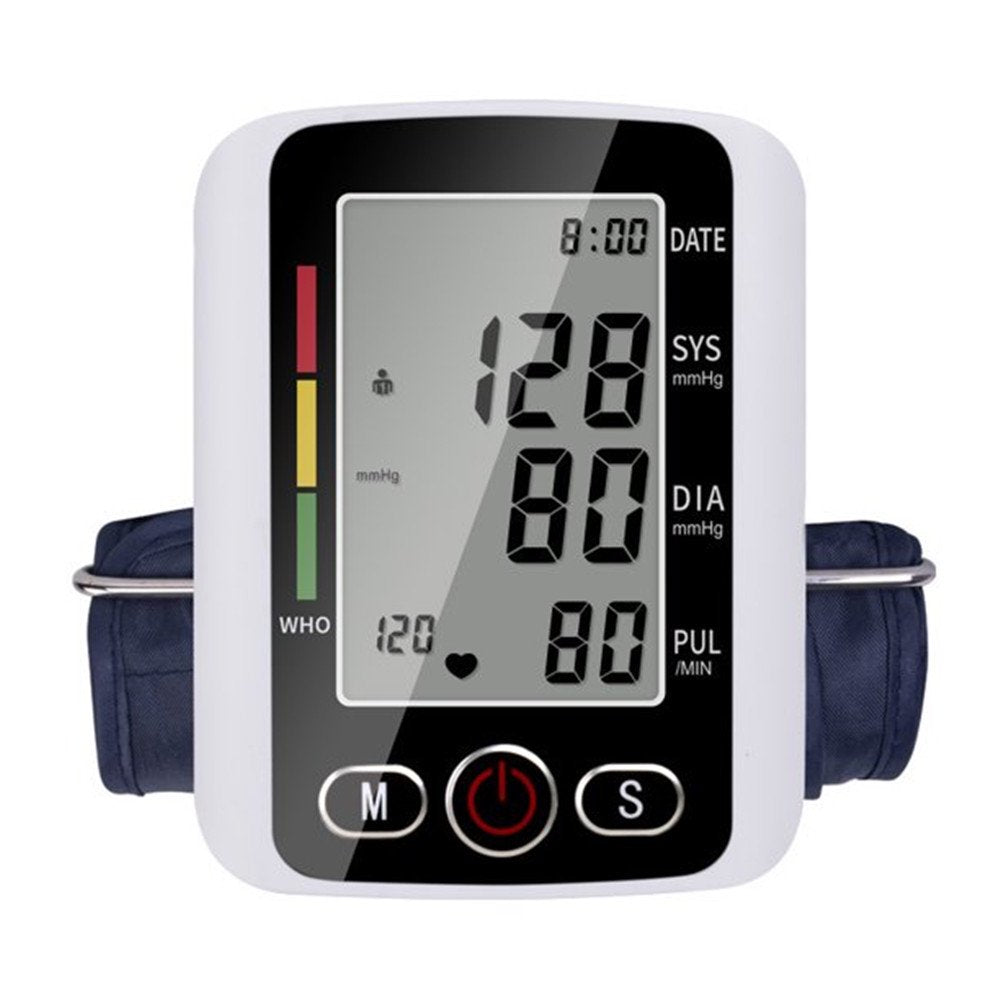 Blood Pressure Monitor BP Cuff Machine, Automatic High Blood Pressure Machine Kit, Pulse Rate Monitor for Home Use