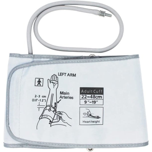 Plus-Sized Bariatric Blood Pressure Cuff, Replacement Extra Large Cuff Compatible with Omron BP for 9"-17" Big Arm