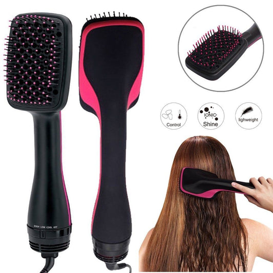 Hair Dryer Brush & Volumizer, Blow Dryer with Comb, Portable Frizz-Free Silky Electric Straightening Hair Dryer