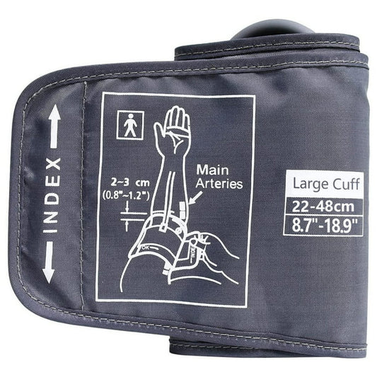 Plus-Sized Bariatric Blood Pressure Cuff, Replacement Extra Large Cuff Compatible with Omron BP for 9"-19" Big Arm
