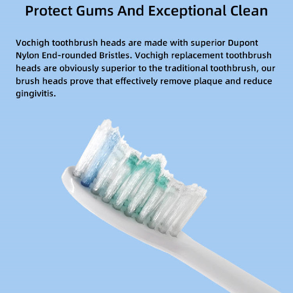 Upgraded E-Series Replacement Toothbrush Heads For Philips Sonicare, HX7023/64, 3-pk
