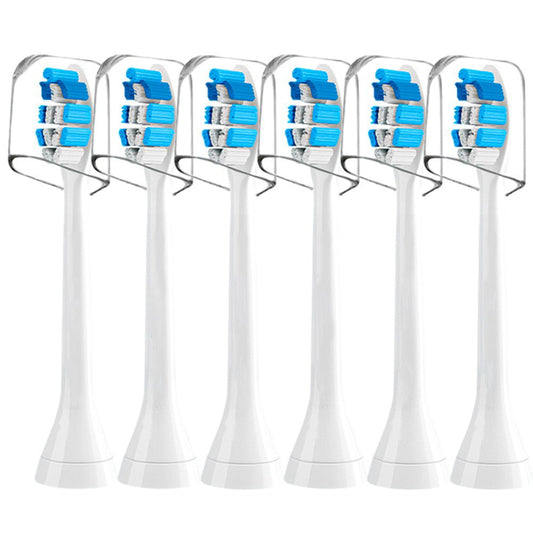 Replacement Toothbrush Heads for Philips Sonicare Replacement Heads, Compatible with Phillips Sonicare Replacement Brush Head, Electric Toothbrush Heads Refill for Sonic Care Snap-On,6 Pack