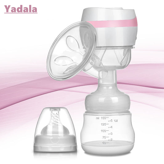 Yadala Electric Breast Pump Portable Breast Feeding Pumps Single Powered 3 Modes Pink