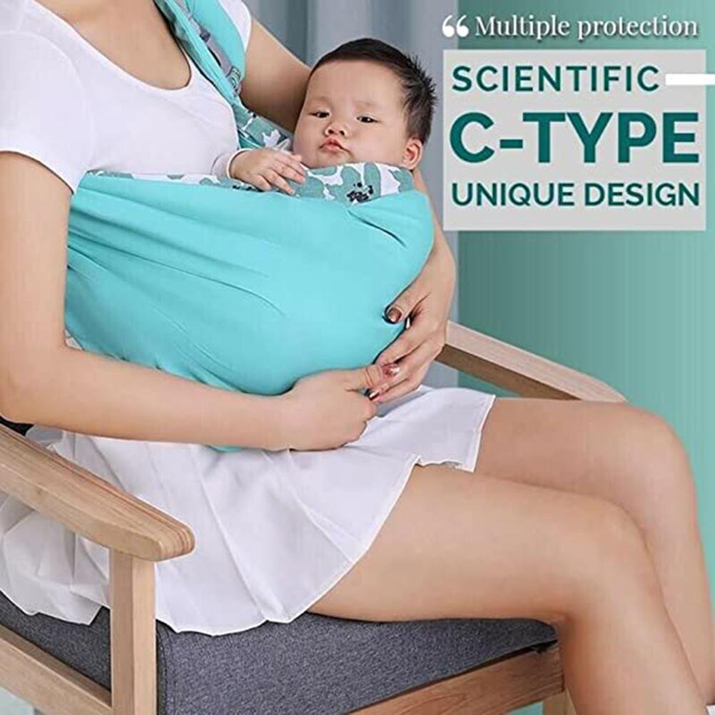 Baby Wrap Carrier - Baby Carrier Wrap - Stretchy Infant Sling for Newborn Babies