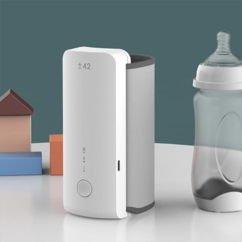 Baby Bottle Milk Water Warmer USB Travel Stroller Insulated Bag Nursing Bottle Heater LCD Display Thermostat Heated Milk Warmer