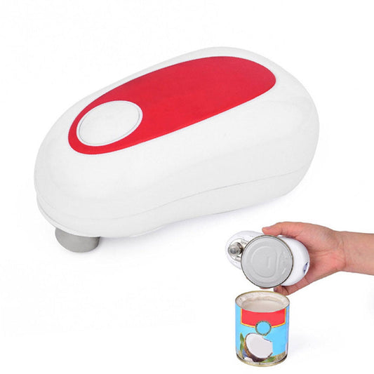 Electric Can Opener Portable Battery Powered Automatic Smooth Edge Can Opener Ergonomic Handheld Can Opener