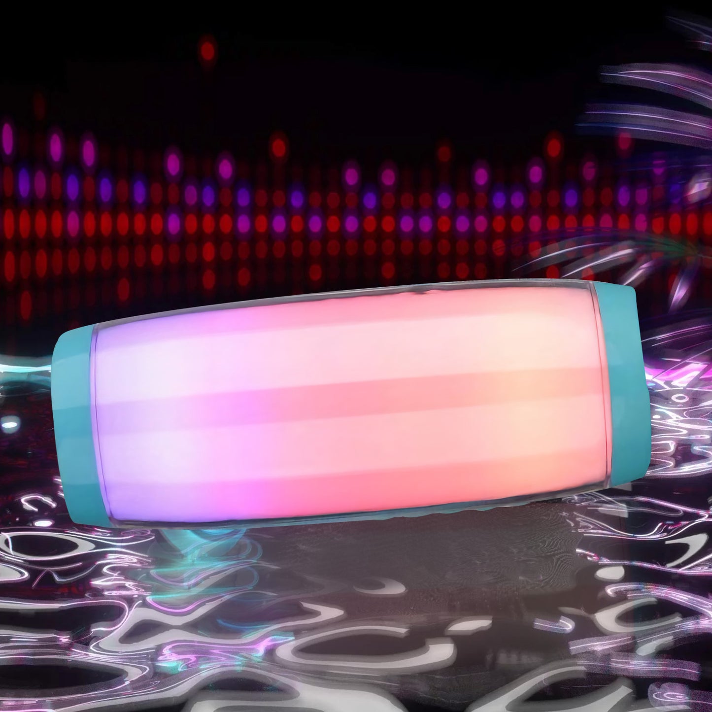 Waterproof Bluetooth Speaker, Portable Wireless Party Speaker With 360 Rich Dynamic Sound