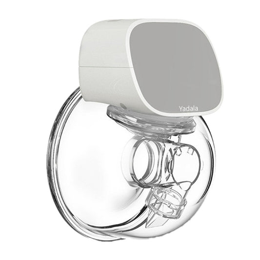 Electric Breast Pump Yadala Wearable Hands-Free Portable Spill-Proof Ultra-Quiet Pain Free Breastfeeding Breast Pump with 2 Mode & 5 Levels, 24mm-Grey