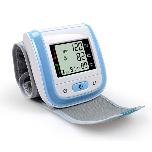 Blood Pressure Monitor, BDUN Automatic Blood Pressure Machine Wrist Cuff with Heart Rate, LCD Display, Memory and Carrying Case