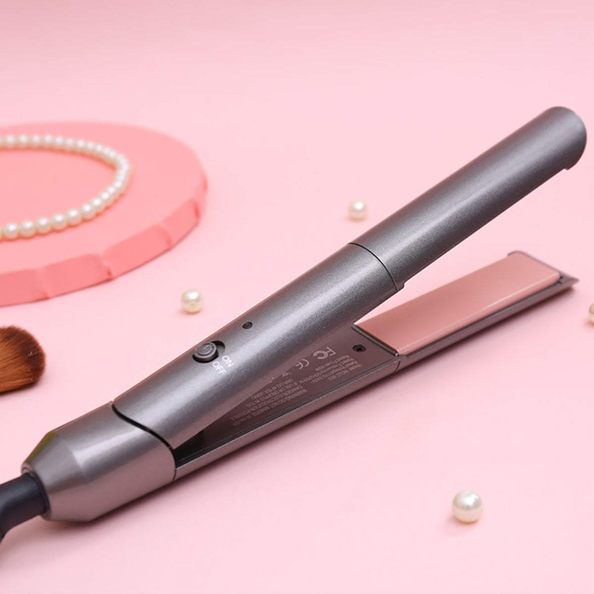 Yadala Flat Iron, 2 in 1 Hair Straightener and Curling Iron, Tourmaline Ceramic Twist Straightening Flat Irons for All Hair Types