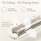 Jungle Wave 2 in 1 Hair Straightener & Curling Iron Styling Tool, Fast Heat Titanium Flat Iron, Black