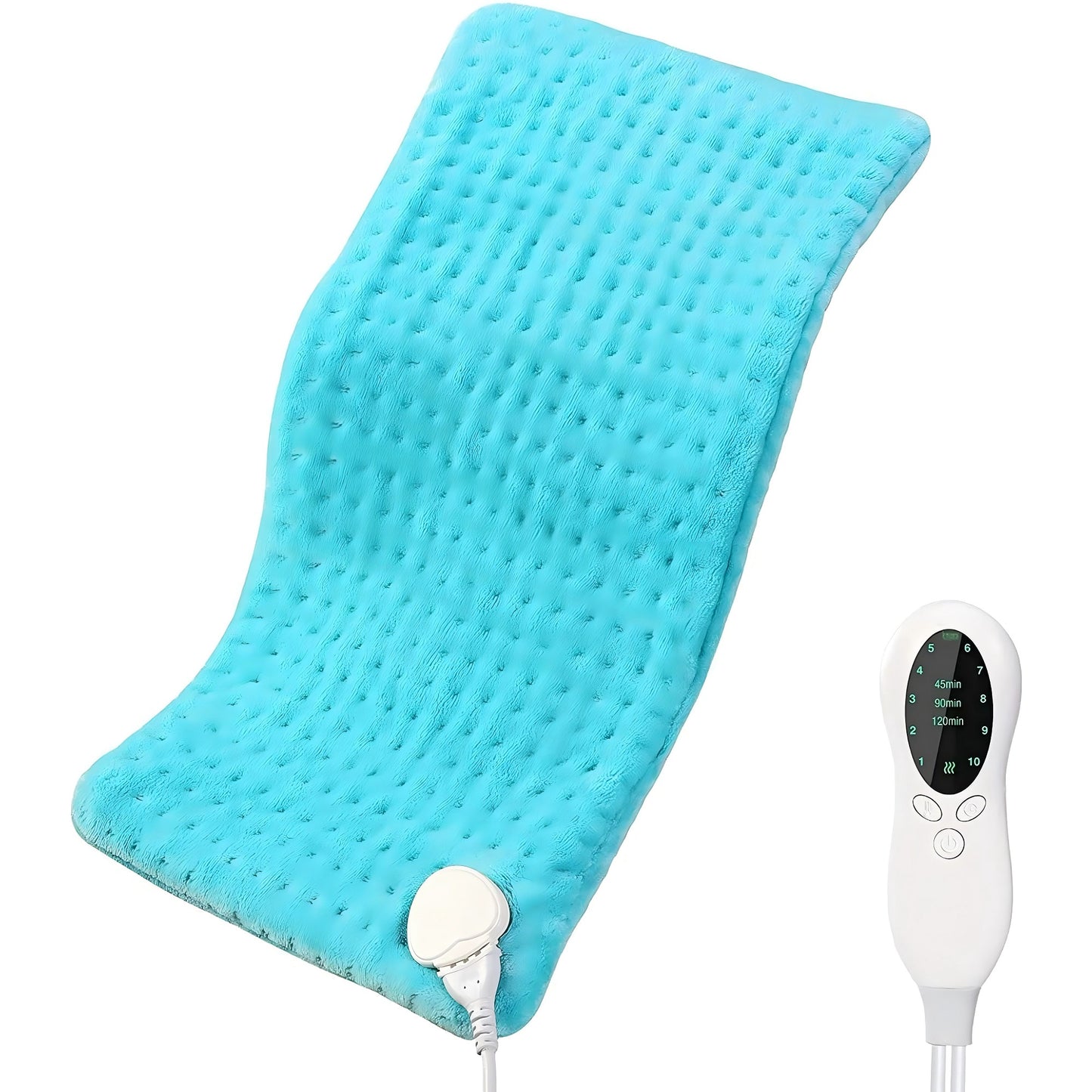 Heating Pad for Back Pain Relief, 12x24 inch Heat Pad with Auto Shut off Largefor Neck Shoulders Knee Arthritis Pain Relief Period Cramps, Heating Pads Blue