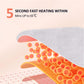 Heating Pad for Menstrual Cramps Relief, Portable Cordless Heating Pad 5s Fast Heating, 3 Heat Levels and 3 Massage Modes, Heating Pads for Stomach Back Belly Pain Gift for Women and Girl, Pink