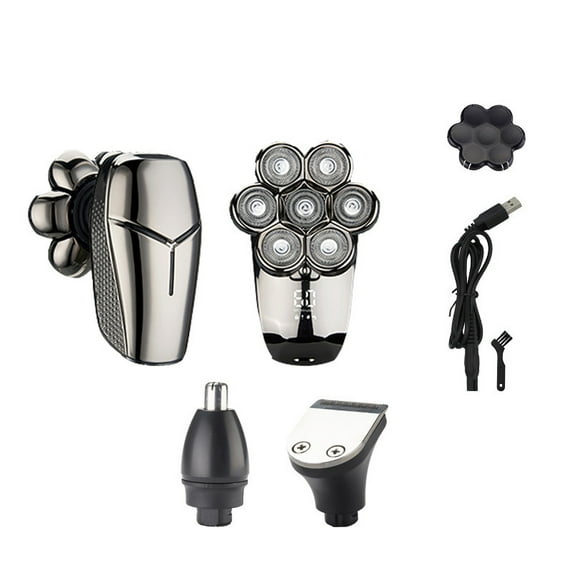 Head Shavers for Bald Men, LAVERNER 5-in-1 Electric Razor - IPX7 Waterproof Shaving Grooming Kit for Balder