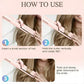 Jungle Wave Airflow Styler Hair Straightener and Curler - Ionic Flat Iron Curling Iron with 360° Cool Air Vents, Pink