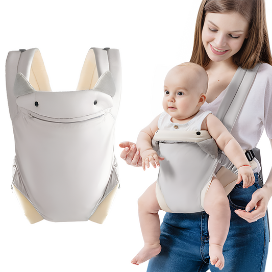 Baby Carrier, Yadala Baby Carrier Newborn to Toddler, Baby Carrier with 4-in-1 Adjustable Breathable, Grey