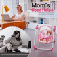 Yadala Baby Swing, Foldable Baby Swing for Infants with Adaptable Speeds, Music, 0-9 Months, Pink