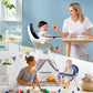 Yadala 3 in 1 High Chair, Convertible High Chairs for Babies and Toddlers with Removable Tray & PU Cushion, Blue