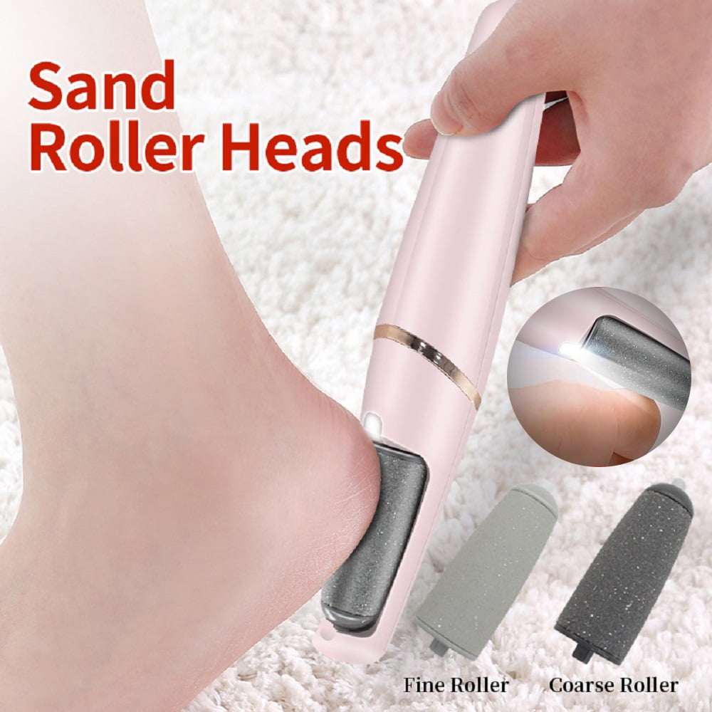 Pedicure Tools File and Foot Callus Remover Pedicure Kit Pedi Spin Tool, Pink