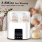 Yadala Baby Bottle Warmer, Bottle Sterilizer, 7-in-1 Fast Bottle Warmer Food Heater & Defros, White