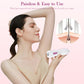 Epilator for Women, Facial Hair Mini Epilator for Body, Portable Hair Removal, Smooth Glide Epilator with LED for Face Legs Bikini-White/Pink