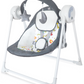 Baby Swing for Infants, 5 Speed Electric Baby Swing, Baby Rocker Adjustable Seat for Newborn & up, Gray