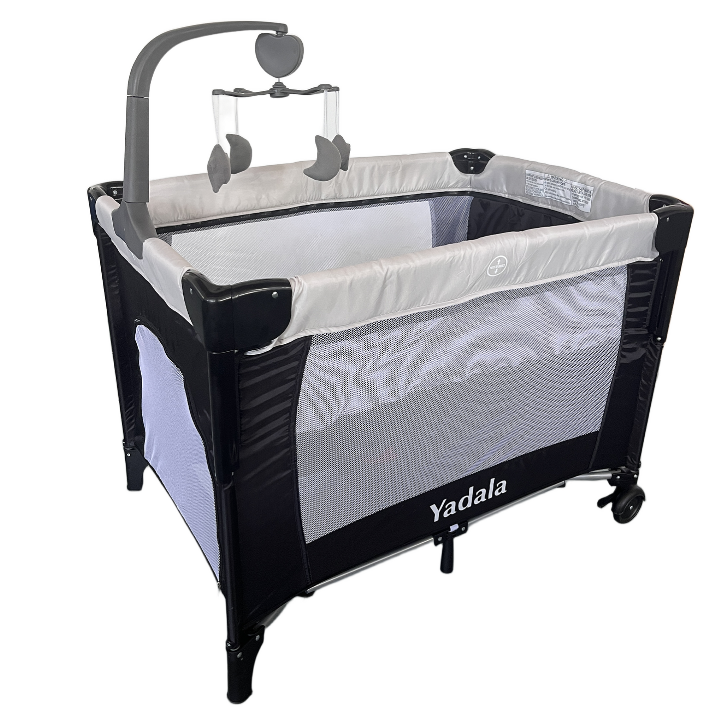 Baby Bassinet, 3 in 1 Bedside Sleeper Adjustable Bassinet Sleeper Portable Bedside Crib Easy to Assemble Bassinets for Newborn Infants, Gray