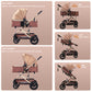 Baby Stroller, Yadala Foldable Baby Stroller 3 in 1 Convertible Bassinet Stroller for Newborn Toddler with Adjustable Backrest & Awning, Gray