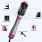 Kauoo Hair Dryer Brush,3 in 1 blow dryer brush Detachable Styler , One-Step Hot Air Brush for Straightening Curling Drying Combing Styling