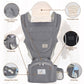 Yadala Baby Carrier with Hip Seat Baby Hip Seat Newborn to Toddler Infant Baby Holder Baby Hip Seat Carrier (New Gray)