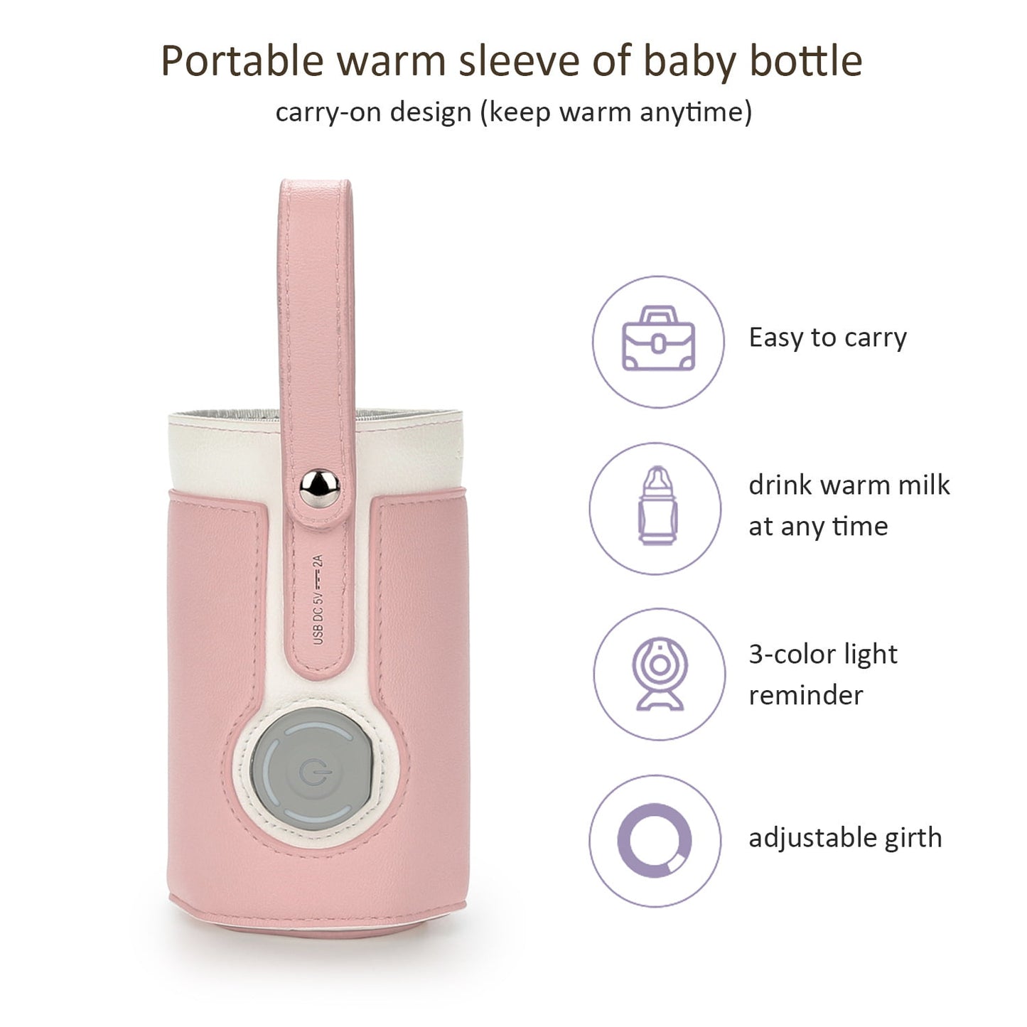 Bassinet for Babies, 4 in 1 Portable Rocking Bassinet with Breathable Net and Harmless Mattress, Quick-Fold Crib for Newborn Girl Boy Infant, Purple