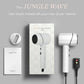 1875W Hair Dryer, Jungle Wave Negative Ion Blow Dryer, Powerful Fast Hairdryer, Gift for Men Women, White