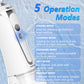 SweetLF Water Flosser, Cordless Water Flosser for Teeth, 320ML Dental Teeth Cleaner for Home and Travel, 5 Modes, White