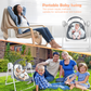 Baby Swing for Infants, 5 Speed Electric Baby Swing, Baby Rocker Adjustable Seat for Newborn & up, Gray