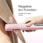 Jungle Wave Flat iron, 2 in 1 Hair Straightener & Curling Iron Styling Tool, Fast Heat Titanium Flat Iron, Pink