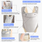 Baby Carrier, Yadala Baby Carrier Newborn to Toddler, Baby Carrier with 4-in-1 Adjustable Breathable, Grey
