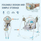Yadala Baby Swing for Infants, Electric Rocking Chair for Indoor and outdoor, 0-9 Months for Infants