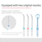 SweetLF Professional Cordless Oral Irrigator, Portable and Rechargeable IPX7 Waterproof 3 Modes Water Flosser with 5 Jet Tips for Home Travel