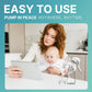 Yadala Manual Breast Pump, Portable Manual Postpartum Breast Pump Breastfeeding, Baby Feeding Pumps & Accessories, White