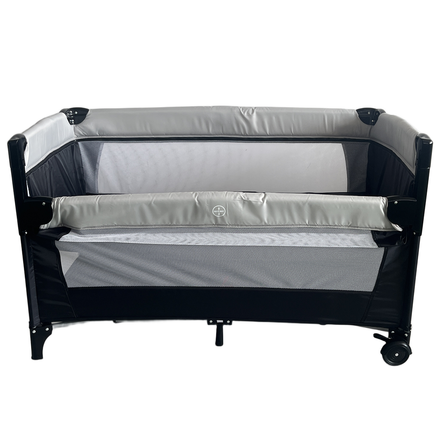 Baby Bassinet, 3 in 1 Bedside Sleeper Adjustable Bassinet Sleeper Portable Bedside Crib Easy to Assemble Bassinets for Newborn Infants, Gray
