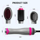 Kauoo Hair Dryer Brush,3 in 1 blow dryer brush Detachable Styler , One-Step Hot Air Brush for Straightening Curling Drying Combing Styling