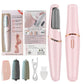 Pedicure Tools File and Foot Callus Remover Pedicure Kit Pedi Spin Tool, Pink