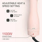 Hair Dryer Brush, Jungle Wave 3 in 1 Blow Dryer Brush and Styler Volumizer, Hot Air Brush for All Hair Types, Pink