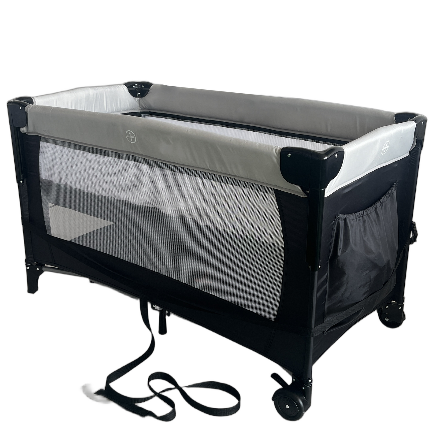 Baby Bassinet, 3 in 1 Bedside Sleeper Adjustable Bassinet Sleeper Portable Bedside Crib Easy to Assemble Bassinets for Newborn Infants, Gray