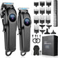Hair Clippers for Men Professional Clippers and Trimmers Set, Cordless Hair Clippers, Haircutting Machine with LED Display for Barber Mens Grooming Kit