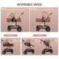 Yadala Baby Stroller for Newborn, 3 in 1 Foldable High Landscape Infant Stroller & Convertible Bassinet Pram