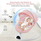 Yadala Baby Swing for Infants, Bluetooth Baby Swing Baby Rocker Chair with Gift Package, Pink